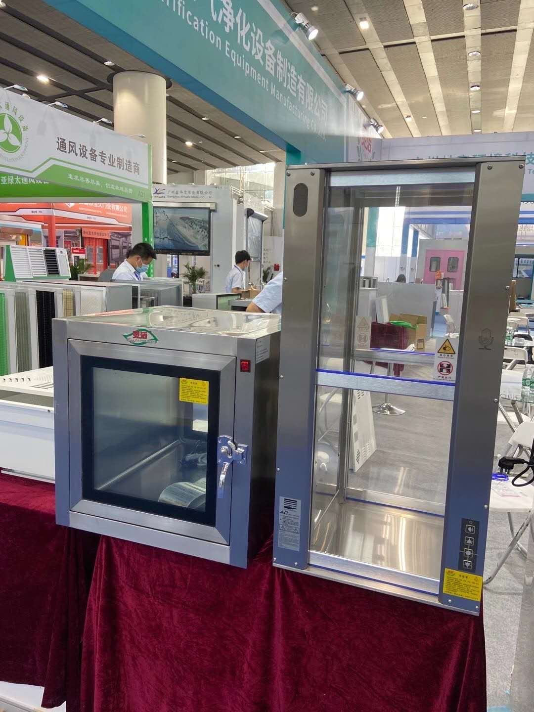 PCR實(shí)驗(yàn)室氣動(dòng)門傳遞窗